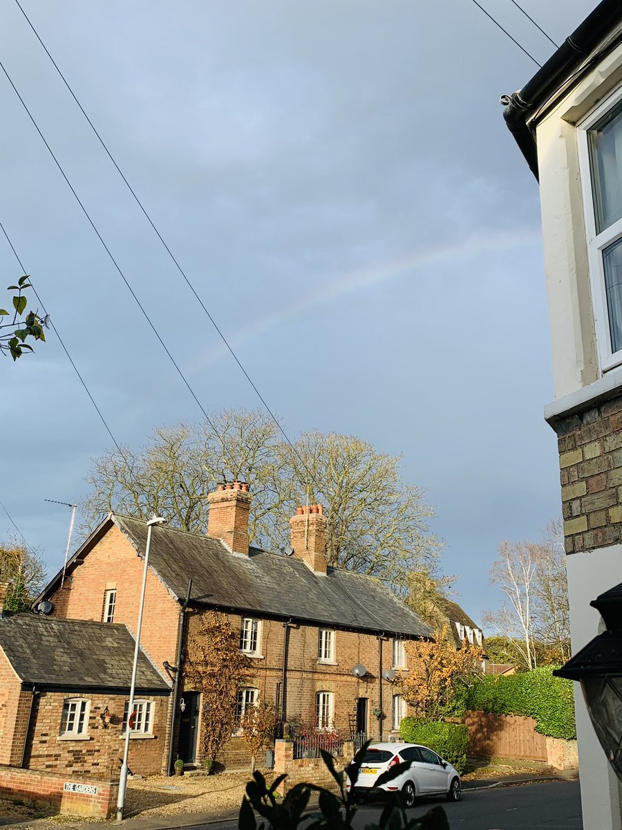 NFowler_nhs's tweet photo. Let’s hope it’s a sign! 🌈 #LondonBound @HSJ_Awards #NHSDigitalStaffPassport @NHSEngland https://t.co/DWoJmBsyzs