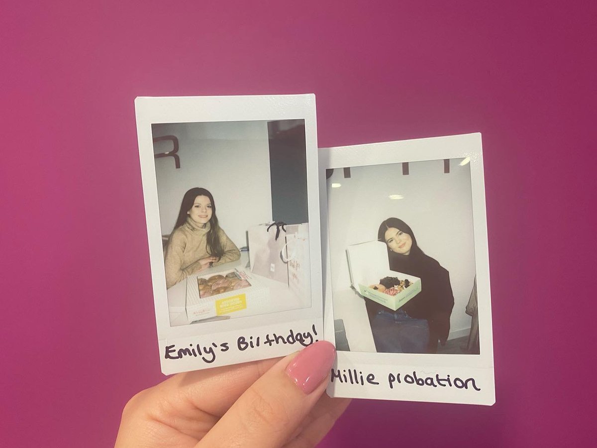 NeoPRLtd's tweet photo. Celebrations are in place today at Neo PR as we celebrate @Emily_NeoPR’s (early) birthday, and congratulate @millie_neopr for passing her probation! ✨🎊💜 https://t.co/2NvkqZExq8