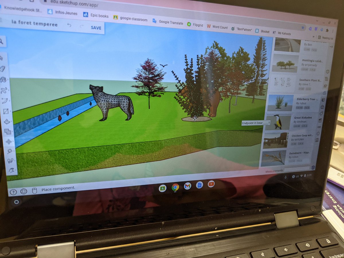 JSPSLibrary's tweet image. My grade 6's teachers wanted to try something different in their biodiversity unit. I had the perfect idea, biomes using Google sketchup! They are doing some amazing things!