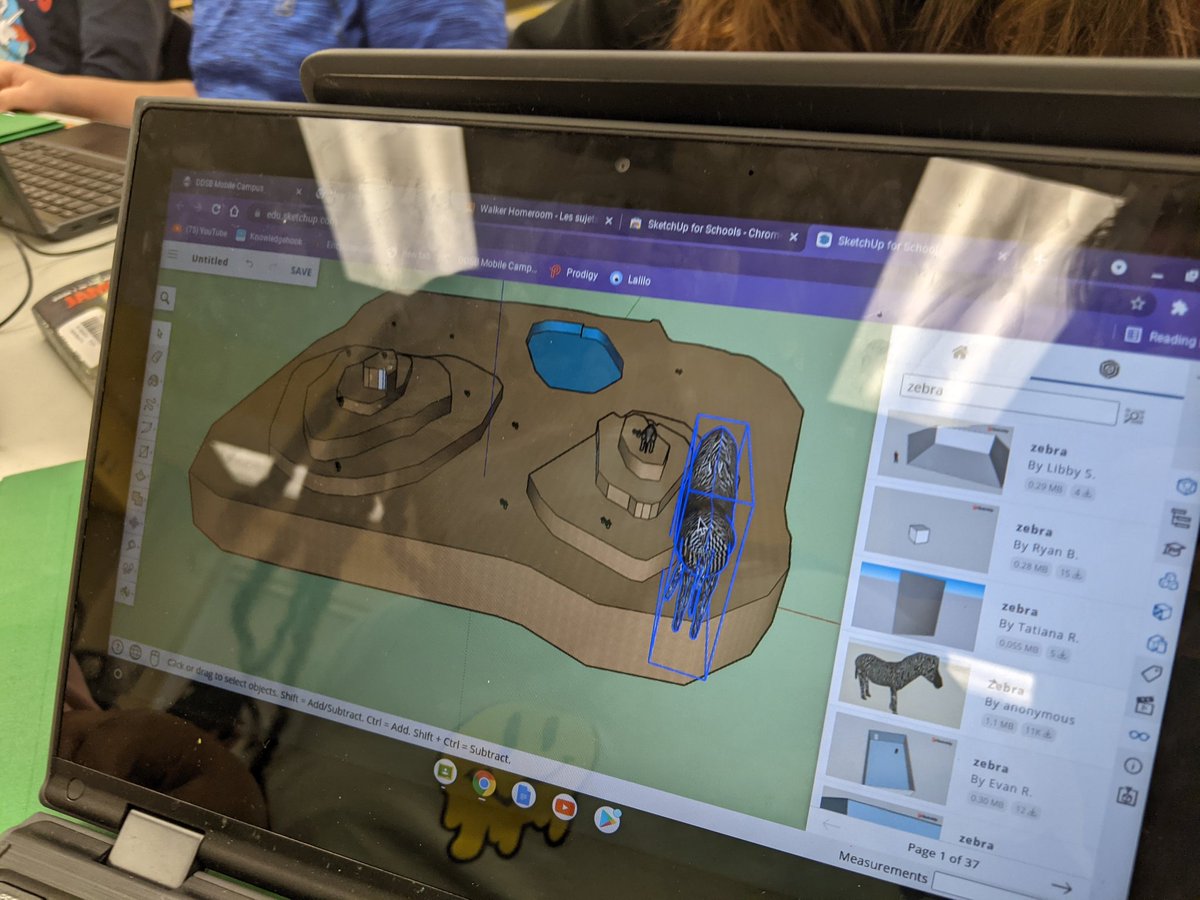 JSPSLibrary's tweet image. My grade 6's teachers wanted to try something different in their biodiversity unit. I had the perfect idea, biomes using Google sketchup! They are doing some amazing things!