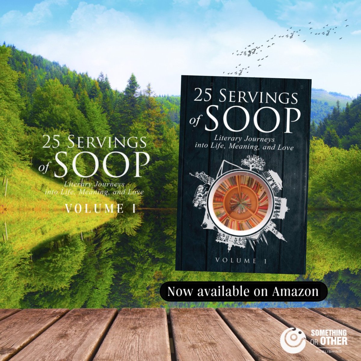 SOOPLLC's tweet photo. 25 stories from emerging authors where you can experience from the purest joy and happiness to the most embracing drama and suspense. An anthology
that you can read anywhere!
Click here to purchase 25 Servings of SOOP now!
https://t.co/kCrSSYlhTY
#booklovers #soopl #books https://t.co/wirJZTQgMI