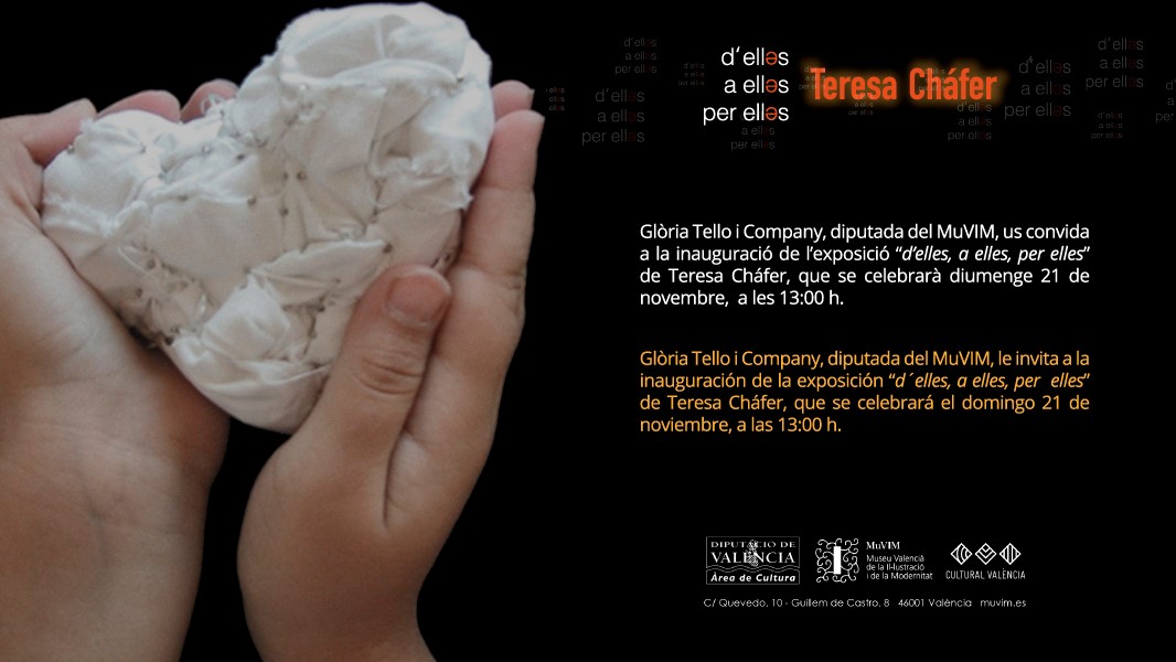 MuVIM's tweet photo. 🟣 Amb motiu del #25N el @MuVIM inaugura diumenge un doble projecte expositiu 👇👇
✔ «D’elles. A elles. Per elles» de @Teresachafer al Vitrall del museu.
✔ «#NoFilter» de l'artista urbana @VictoriaRipalda ocupa el Mur.
#AnemAlMuVIM https://t.co/Vt751vMMBi