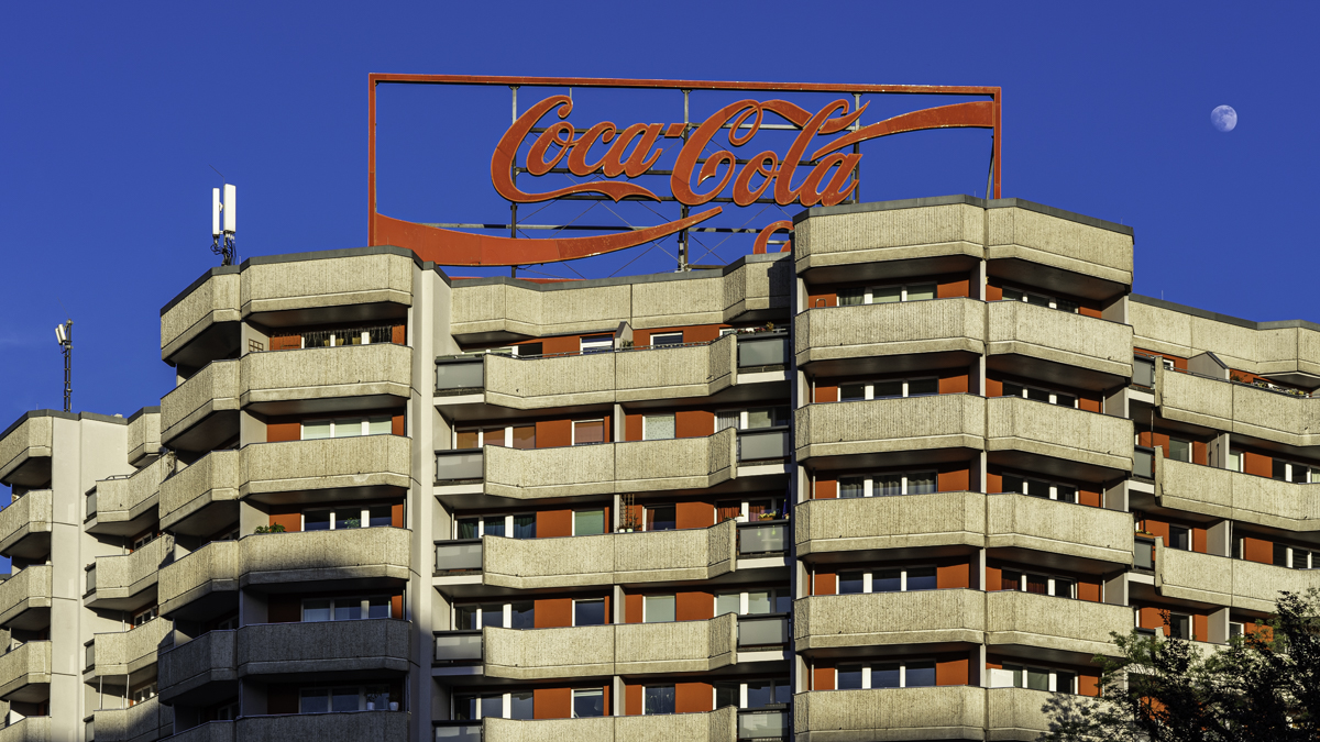 Conspicuous product placement.
Spittelmarkt, Mitte.