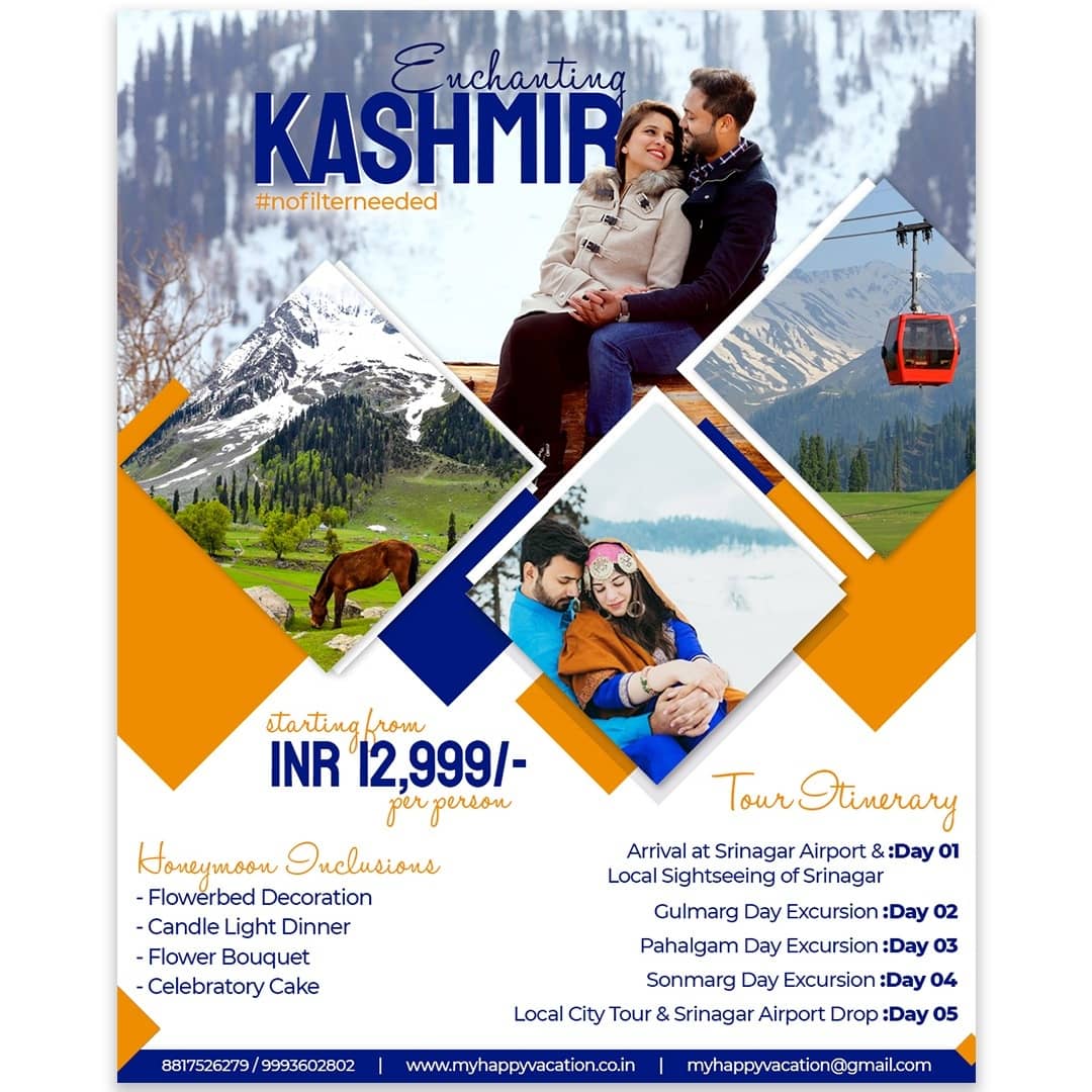 Let's plan your Kashmir Honeymoon ❤

Contact us for the best packages:

📞 +91- 8817526279
📧info@myhappyvacation.co.in
🔗myhappyvacation.in

#kashmir #srinagar  #kashmir #sonmarg #Gulmarg  #kashmirpackage #naturereels #travel #myhappyvacation