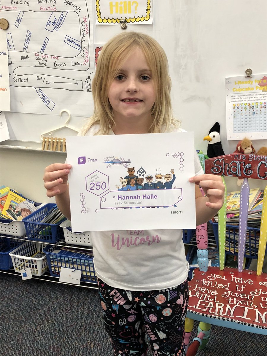 FirstAtBat's tweet photo. Thankful to be a part of the FraxMath @ExploreLearning grant. These students are already celebrating success with fractions! #celebrateLPS @CitrusSchools #mathready @LecantoPrimary https://t.co/y1gdeWzHvr