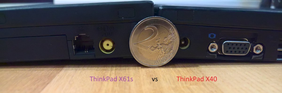 WZorNET's tweet photo. 👨‍💻👉#ThinkPadThursday ⚖️comparing the appearance and dimensions of 2 models: Ultra Portable #IBMThinkPad X40 vs @LenovoThinkPad X61s https://t.co/siCjD83H9l
😉When comparing, you can see the #IBMThinkPad X40 model is slightly smaller ... https://t.co/Cvx9qRsi66