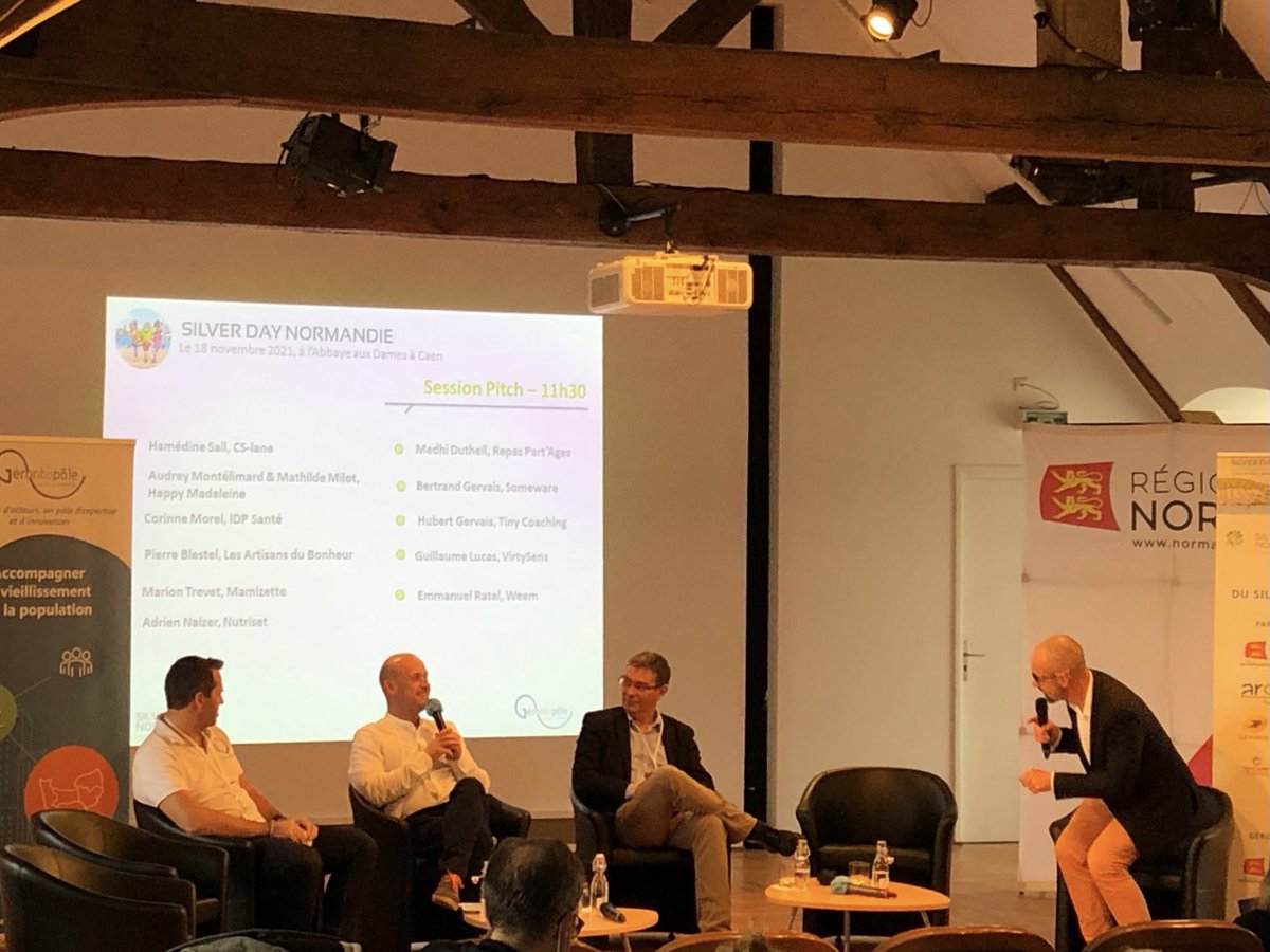 Pitch d’<a href="/EmmanuelRATEL/">Emmanuel RATEL</a> sur le salon de la <a href="/SilverNormandie/">Silver Normandie</a> 🎙

<a href="/RegionNormandie/">Région Normandie</a> <a href="/GerontopoleSEN/">Gerontopôle de Normandie</a> #inclusion #numerique #innovation #esante
