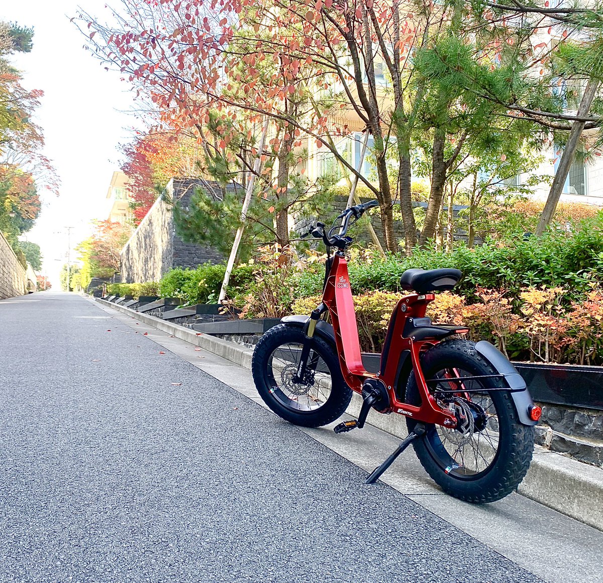 ryo_book's tweet photo. S motor cycleさんで新たに取扱うイタリアFANTICの電アシ自転車ISSIMOを試乗させてもらいニテコ池周辺へ 機械式変速5段/電アシ5段階のパワーでファットタイヤでもスィッスイ 思わず節子も「これ買ってええのん?」
オシャレ電動バイシクル!
#Smotorcycle #fantic #issimo 電動アシスト自転車 https://t.co/tohgLgCG6l