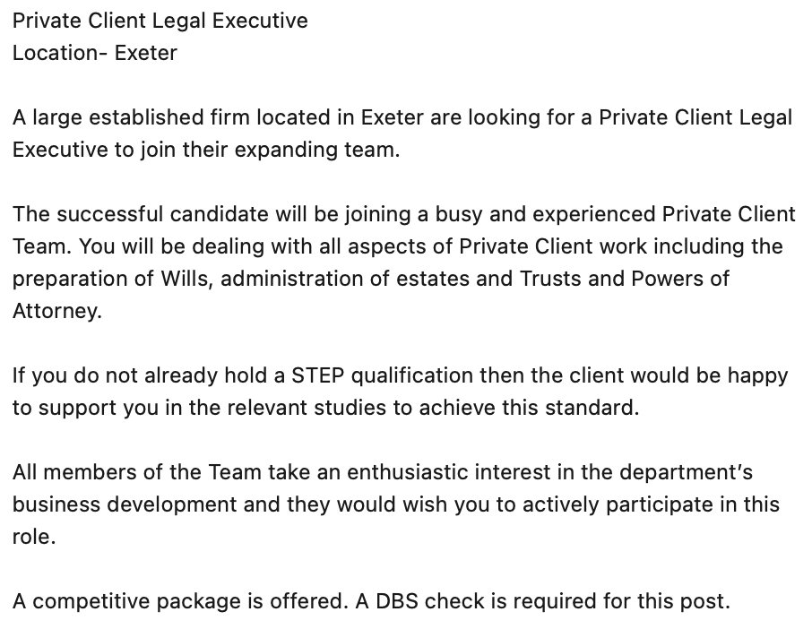 To apply for this vacancy please email your cv to alex@retainjobs.com

#RetainPeople #RetainExcellence #recruitment #Devon 
#ThursdayMotivation