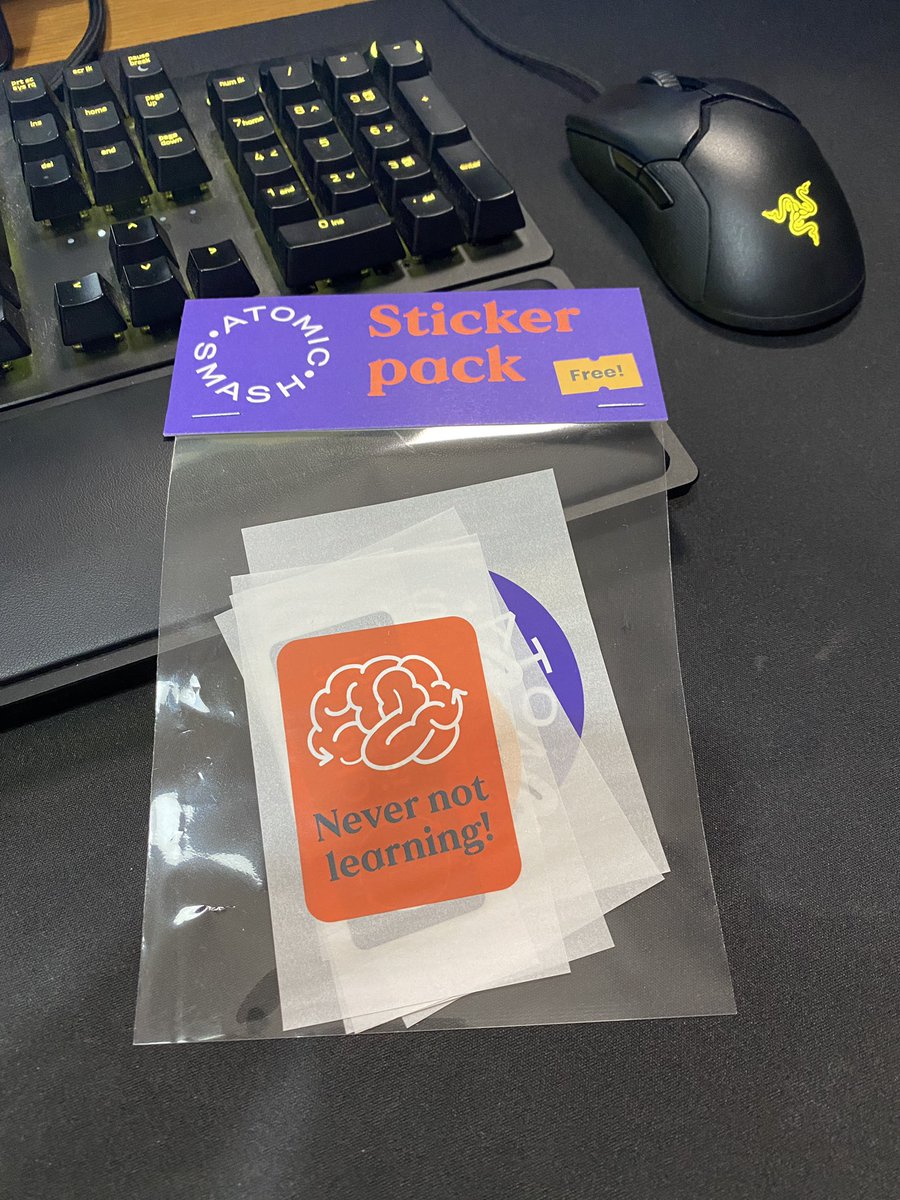 PhilipHoy's tweet photo. Ooh! Look what just arrived from the lads over @atomicsmash βΊοΈ Thank you! The question now isβ¦ where to stick them π€ #EvolveToSolve https://t.co/KBSQh646GD