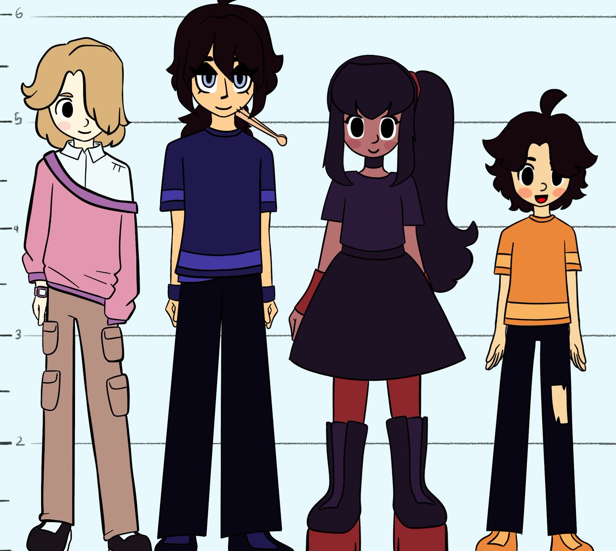StudioTengoku's tweet photo. hi we're still alive

here's the renders of Coda's band mates!
#rhythmheaven #rhythmmotion #warioware https://t.co/B8fEvo2CeH