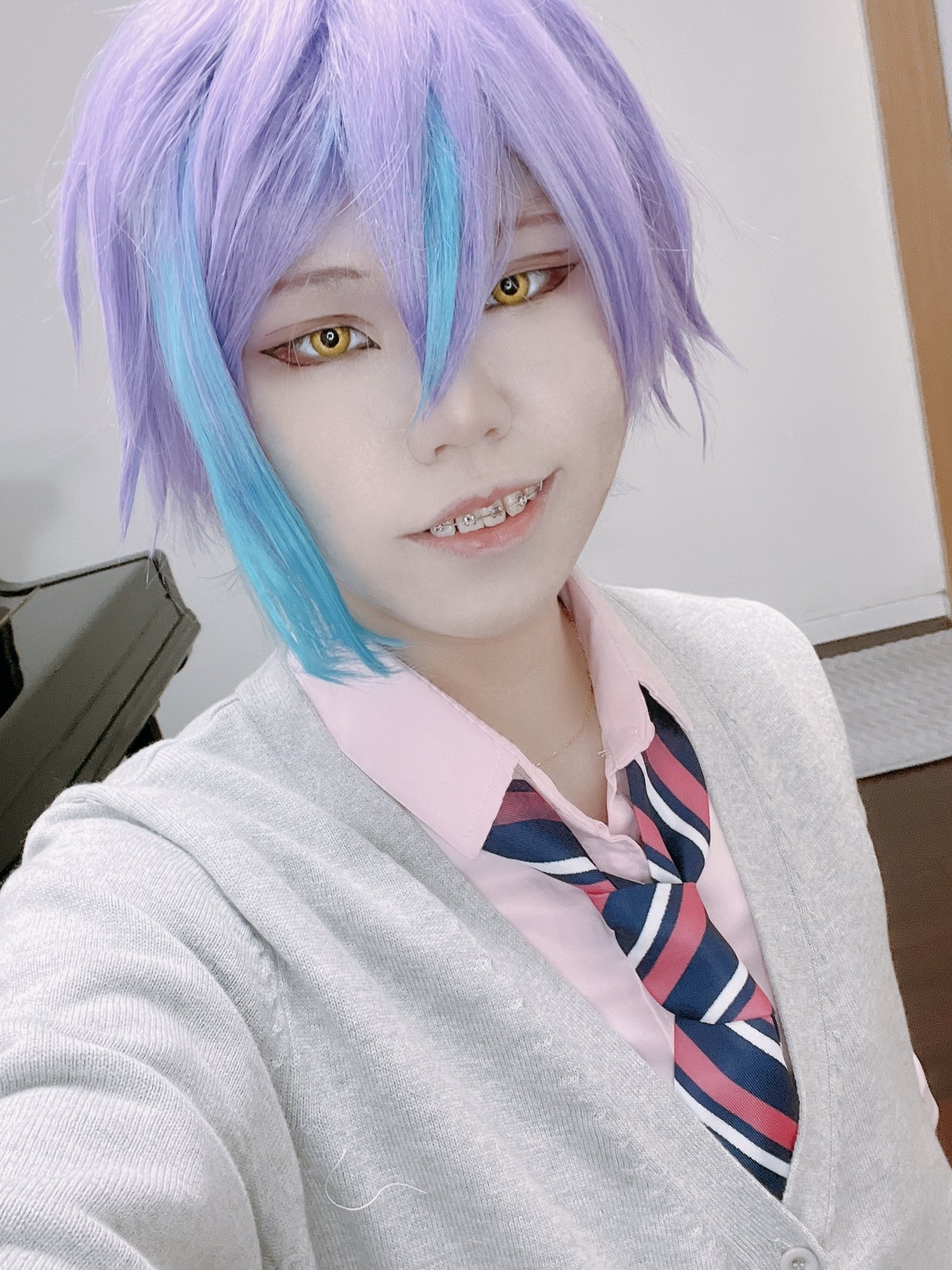 神代類コスプレウィッグ (神代 類(プロジェクトセカイ カラフル 神代類コスプレウィッグ (神代 類(プロジェクトセカイ カラフル