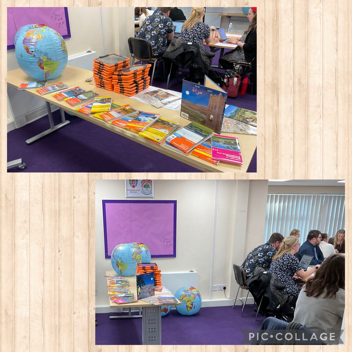 MSTA_SD's tweet photo. Some of our School Direct cohort taking part in a Geography CPD session. Lots of great resources and ideas shared. #msta #schooldirect #cpd https://t.co/HMt27EREvr
