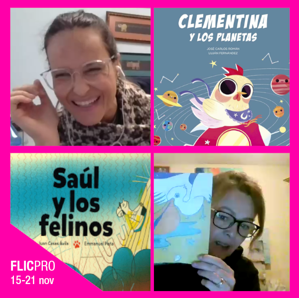 flicfestival's tweet photo. 📚 Empezamos la 4ª jornada del #FLICPRO con los sellos @Ed_Jaguar y #Cayuco , que han presentado sus 3 libros más destacados de cada editorial! 📌 Si te los has perdido, podrás verlo en diferido en el espacio virtual del #FLICPROOnline! 👉https://t.co/nCuUYRD1vJ #Readoneu https://t.co/jaNEYI8miG