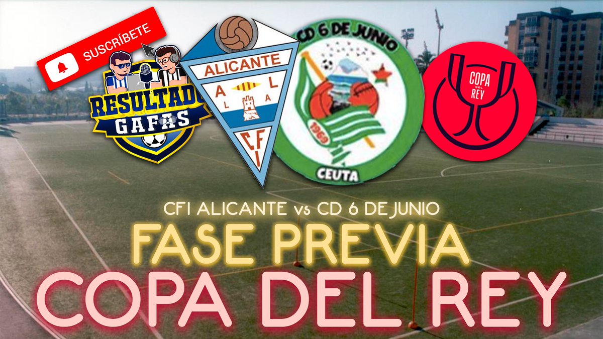resultadogafas's tweet photo. 🚨NUEVO VÍDEO🚨

💥VUELVE LA COPA DEL REY💥

👉Vivimos la fase previa de la @rfef entre el @CFIAlicante y el #CD6DeJunio 🤜🤛

🥳¡Enhorabuena, #CFIAlicante!👏

😉Echadle un ojo que #LaCopaMola

📍https://t.co/LgedGoOCK3 https://t.co/uuNKXLebEC