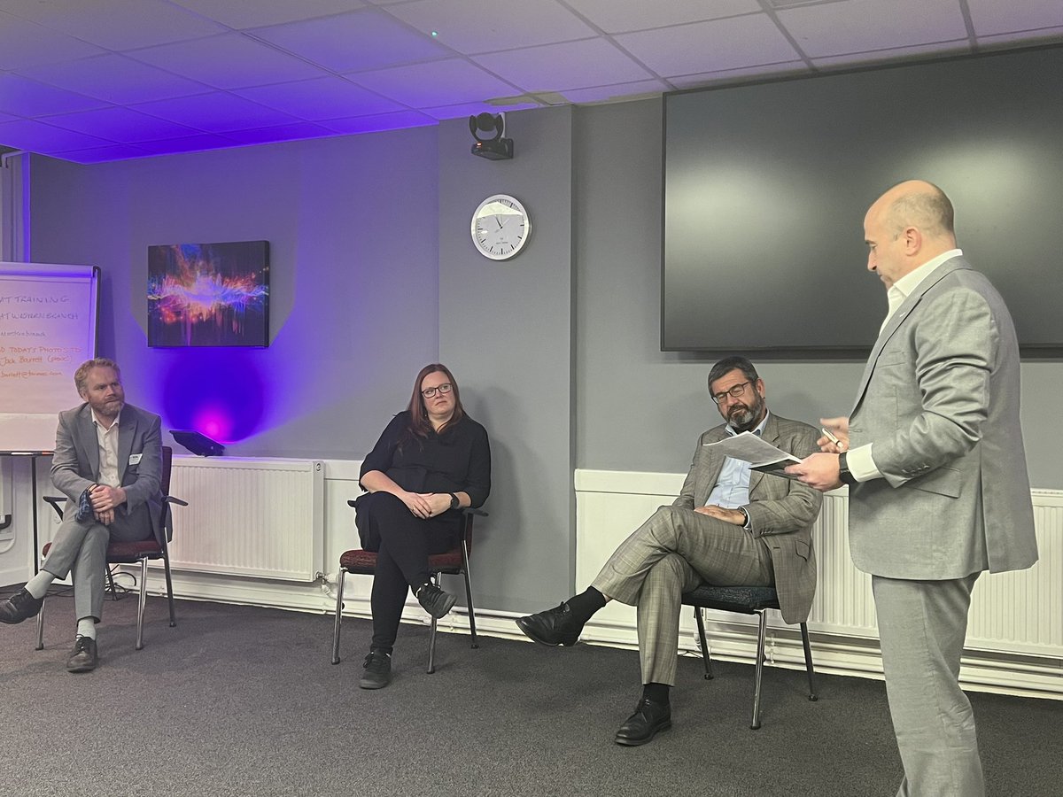 IATDevelopment's tweet image. Q&amp;amp;A session with this morning’s speakers at #iatwesternbranch