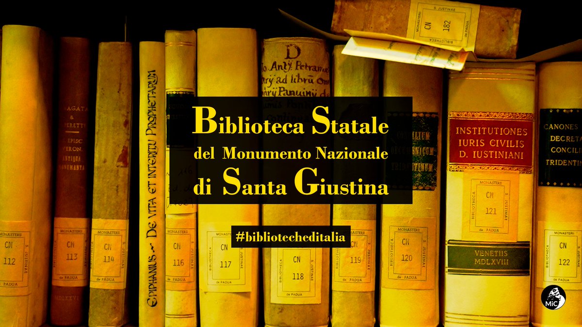 MiC_Italia's tweet photo. #Libri, il viaggio nelle #bibliotecheditalia prosegue a #Padova, alla scoperta dei tesori della storia ecclesiastica della Biblioteca Statale del Monumento Nazionale di Santa Giustina. Guarda il documentario realizzato da @Agenzia_Dire per #MiC: https://t.co/VEZcy7kHsv https://t.co/DduH5SVxUb