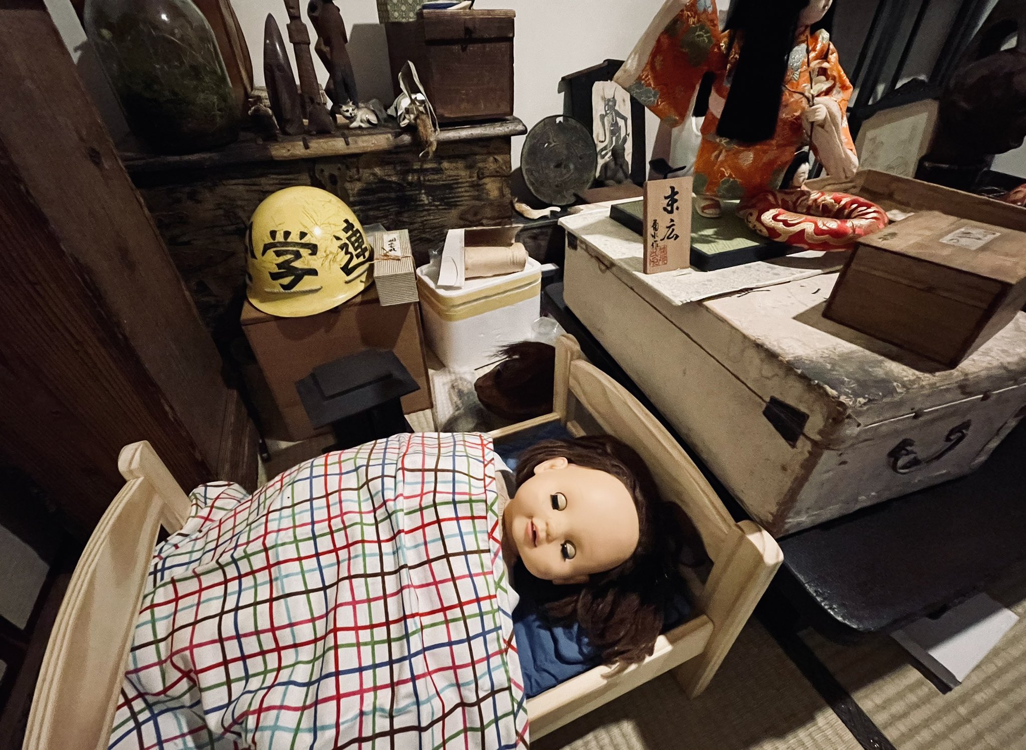 呪物 チャーミーちゃん人形 田中俊行 可愛がると◯ぬ呪いの人形 その名も