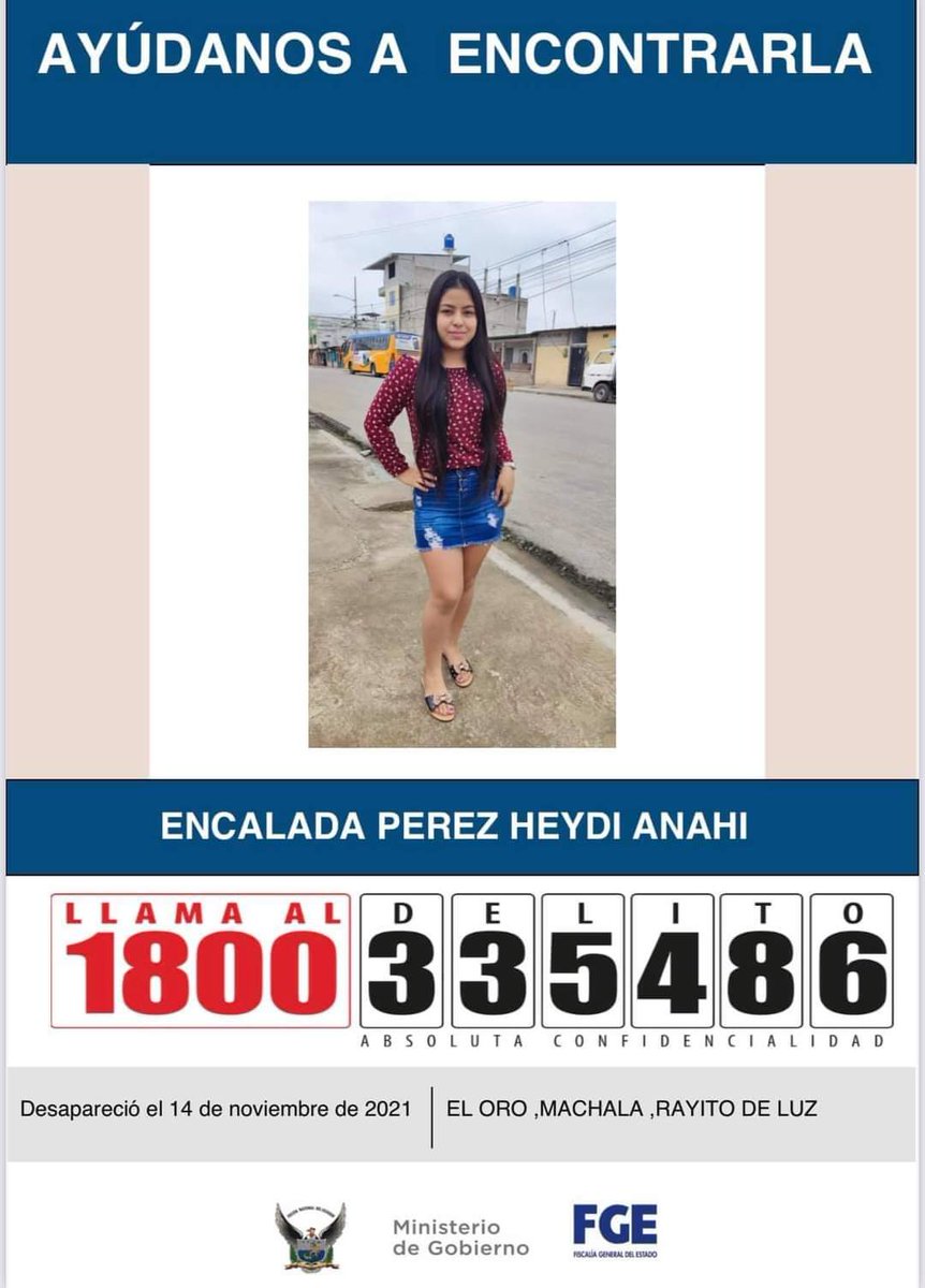 GinaGodoyAndrad's tweet photo. Pasa la voz 
#mujeresdesaparecidas https://t.co/1Rtc1ycB3p