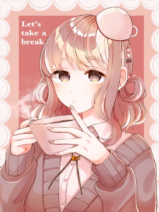#イラストココアの美味しい季節ですね 
