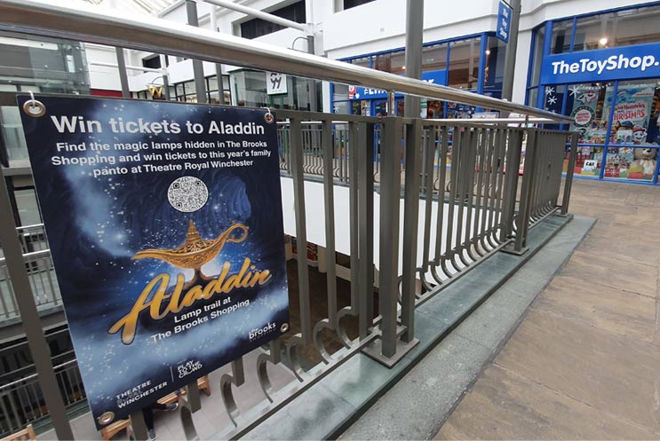 WIN tickets to see our magical Christmas pantomime, Aladdin! 🤩

10 magic lamps have been hidden throughout The Brooks Shopping Centre. Each lamp contains a letter that spells out one of the character's names in Aladdin. 1/2 

#AladdinWinch #FestiveWinch #Panto