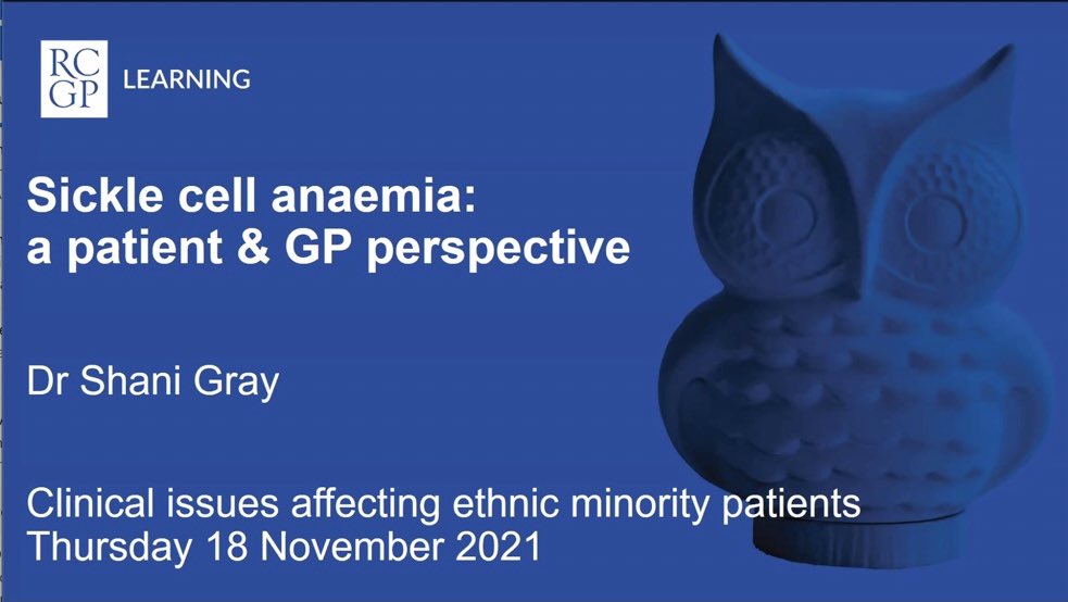 Aaliya_UK's tweet photo. Heartfelt reflections from @DrShaniGray as a GP & patient with #SickleCell
Growing up feeling different
Limits as a child
Effect on maturity
Support for hidden disability
#Fear & unpredictability #SickleCellCrises
Family impact
Compassion
#RCGPPatientDiversity2021
@EAnionwu https://t.co/4irQt2BP4b