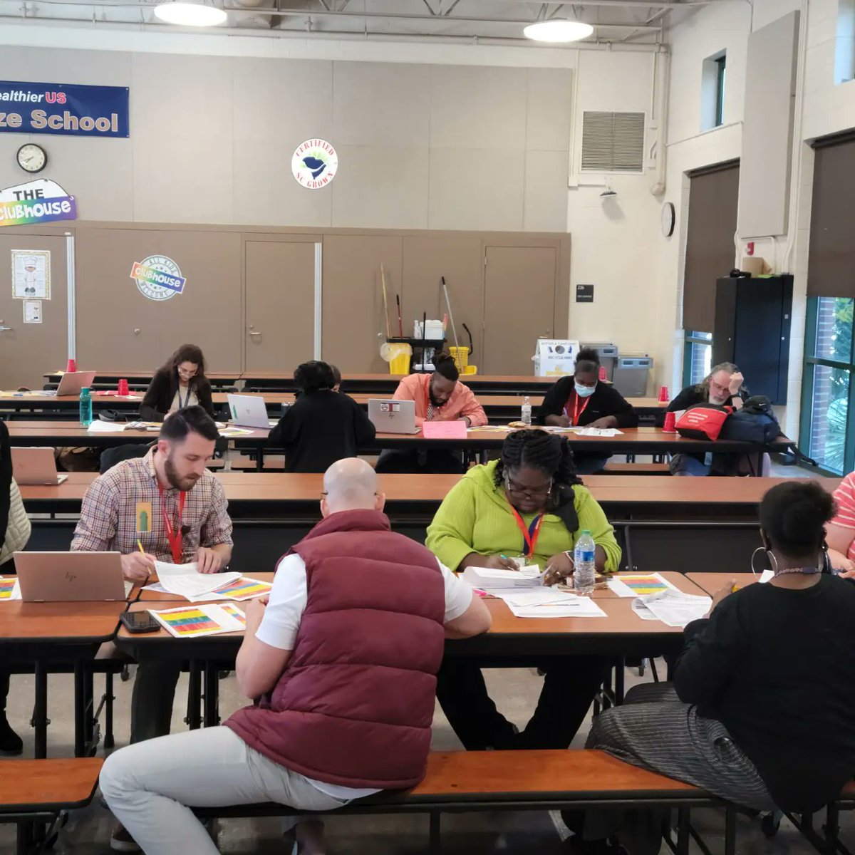 LIESOspreys's tweet photo. Monday's faculty meeting was filled with great learning and collaboration! 

Check out pictures of Mrs. Ramey leading the staff in discovering their creative types and our staff digging into data together.

 #WatchUsSoar #ItsTimeToPUSH https://t.co/Edky5lbk87