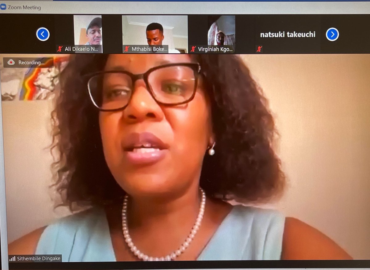 YouthConnektBW's tweet photo. The #UNDPYouthBusinessClinic is underway, starting with Ms Thembi Dingake from @YourBIH giving the welcome remarks and objectives for the event #youthconnektbw @undpsdpbw @UNDP_Botswana https://t.co/3EiL5lREud