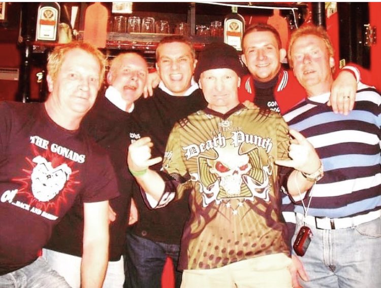 gonads_official's tweet photo. The Charlton boys out in force when we headlined the good old 12 Bar Club. It’s much missed #thegonads #punk #12Bar #charltonboys https://t.co/0wazDkQKQw
