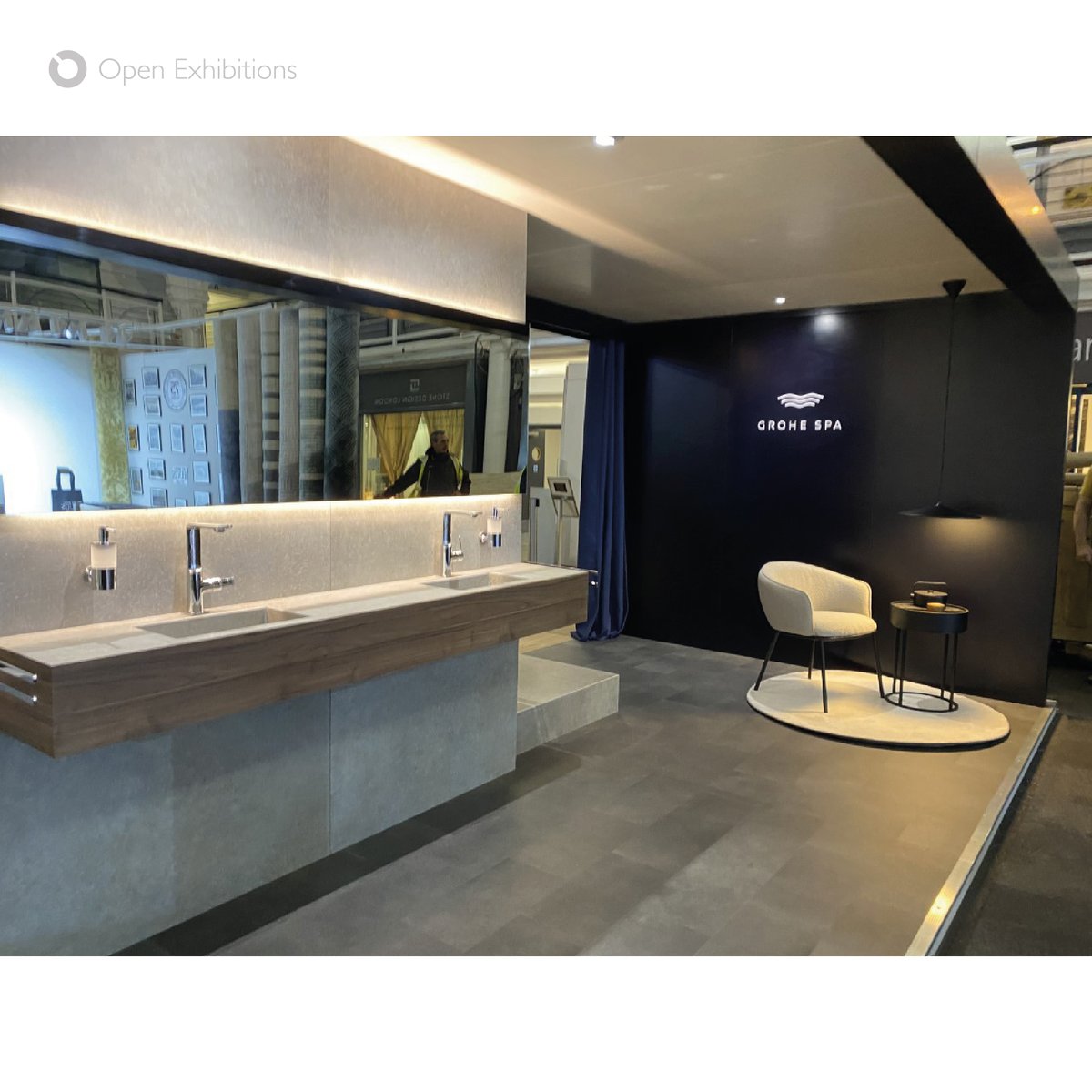 We’ve just built and installed this stand for Grohe at HIX - featuring a front of house and luxury spa zone. 

Bizarrely, now we all have a sudden calling to get to a spa... 🧖🏻🧖🏽‍♀️ #exhibition #events #standbuilder #design #spa #bathroom #furniture #hotel #hotels #HIXEvent #HIX2021