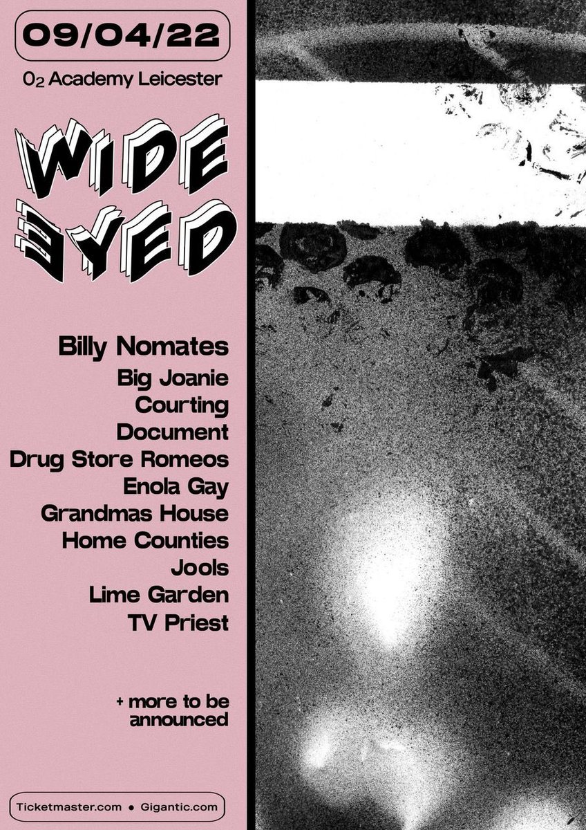 our friends at <a href="/wideeyedfest/">Wide Eyed</a> have kindly invited us back to Lecister to join next year's line up. it’s gonna be a corker x