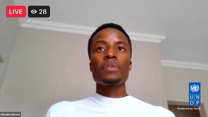 YouthConnektBW's tweet photo. Mthabisi Bokete shares on how to establish a digital company in a complex environment. 

Can’t join us on zoom? We are also live on Facebook via YouthConnekt Botswana and UNDP Botswana pages. 

#UNDPYouthBusinessClinic 
#YouthConnektBW https://t.co/1qiZA8VNh6