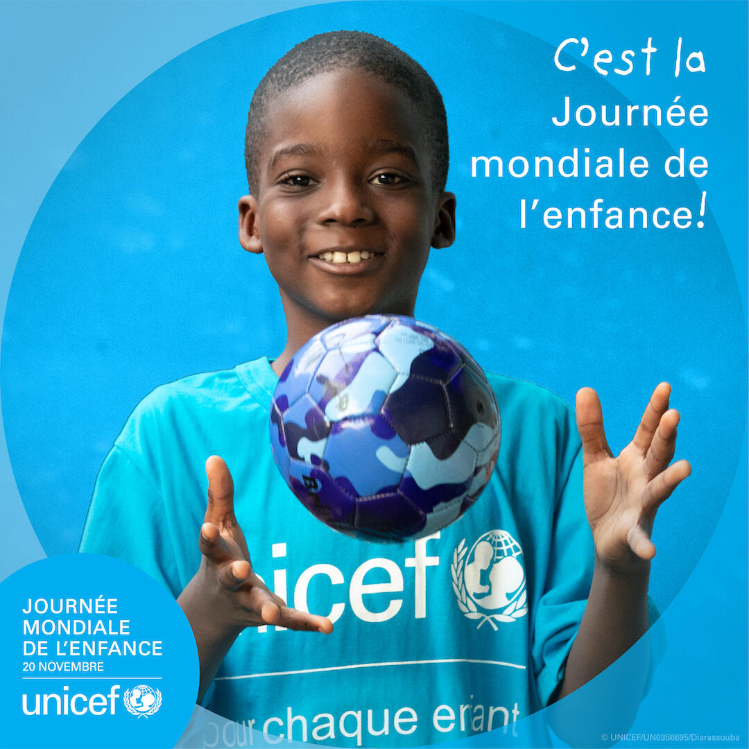 unicef_LO's tweet photo. Joyeuse #JournéeMondialeDelEnfance 💙
Avec @UNICEF_france, célébrons le potentiel immense et plein de promesses de chaque enfant et défendons leurs droits, partout, tout le temps. 
👉 https://t.co/GcbZeLNr58
#PourChaqueEnfant https://t.co/4qxCCtuo0S