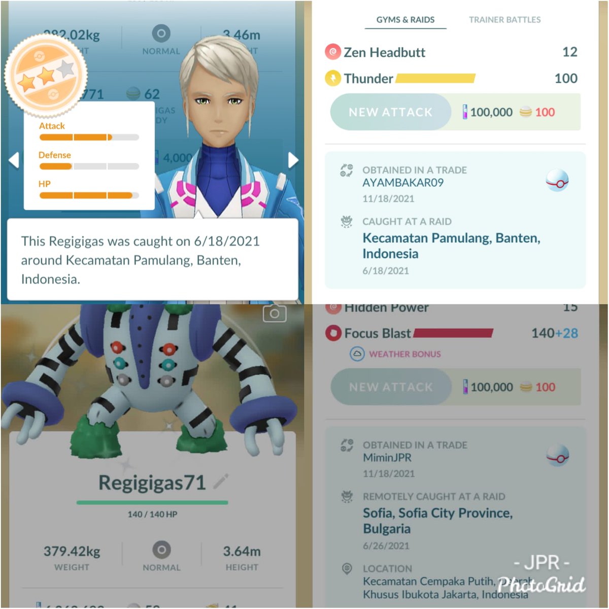 Ly_Lele's tweet photo. @NianticHelp I and my friend lucky trade, and then we lucky friend again. Our second trade turn out to be not lucky and got bad IV, and it's my only shiny Regigigas. And we are still lucky friend now. How can I got my shiny Regigigas again? https://t.co/HqBu6pFJKW