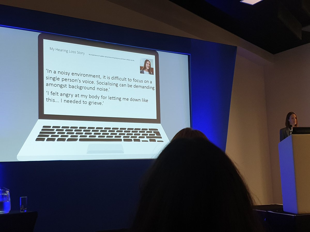 The FUN Study (@thefunstudy) on Twitter photo "I was exhausted" Carly Sygrove <a href="/myhearingloss/">Carly Sygrove</a> giving a very informative presentation about her experience of sudden single sided deafness. #BAAConf
Head to suddenhearingloss.support "I was exhausted" Carly Sygrove <a href="/myhearingloss/">Carly Sygrove</a> giving a very informative presentation about her experience of sudden single sided deafness. #BAAConf
Head to suddenhearingloss.support
