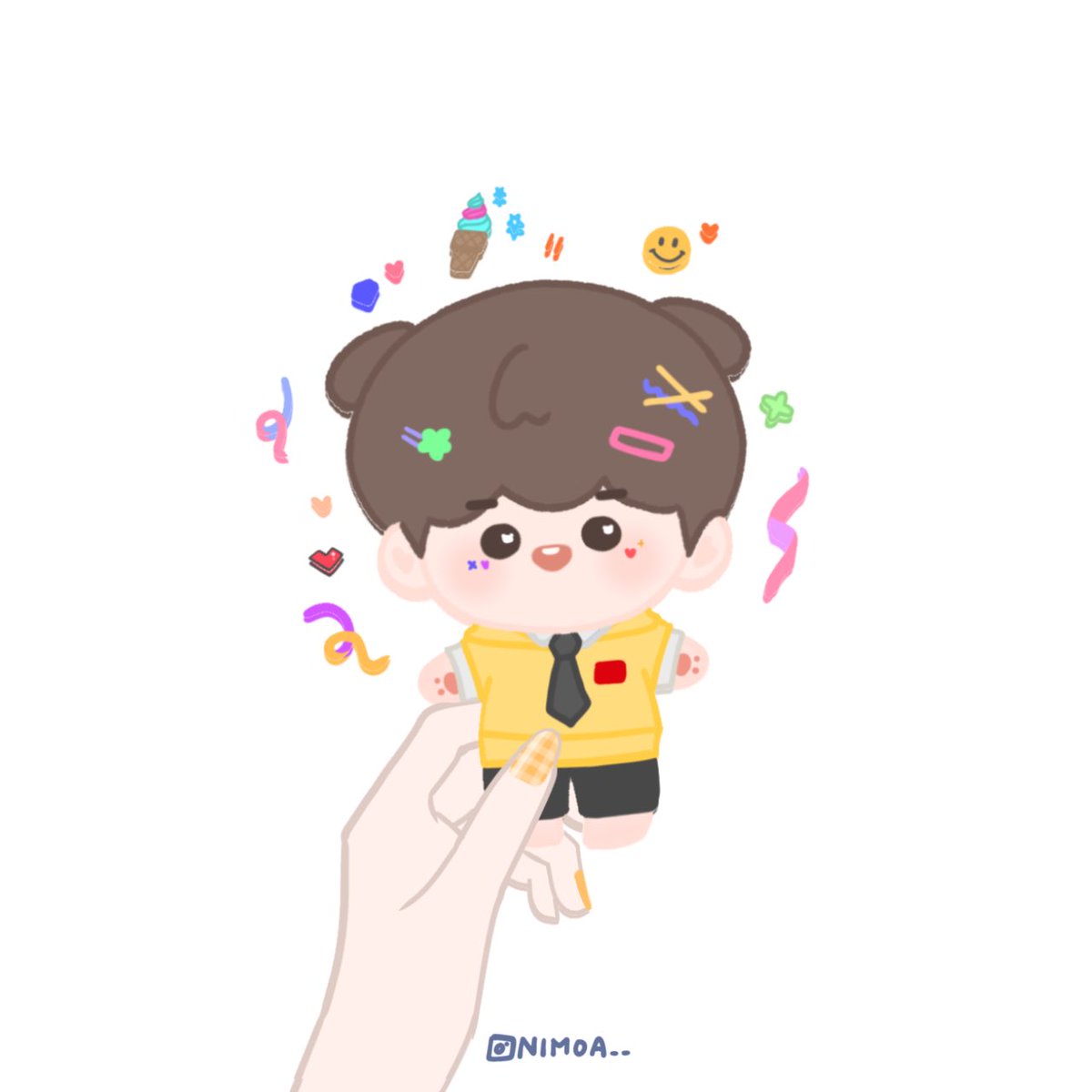 nimoa___'s tweet photo. No rules 的造型真的好可愛哦🤤🧡
這是舊圖啦～之前發在限動過
應該不少人已經看過了
前陣子很想要玩10或15公分的娃
但是檔子娃真的不多🥲
所以又自己畫了一隻滿足一下小小心願！

————————————

#txt #beomgyu #범규 
#txtdrawing #txt娃 
#txtfanart #kpopfanart
#kpopdoll #20cmdoll https://t.co/7yqt5XVMLO