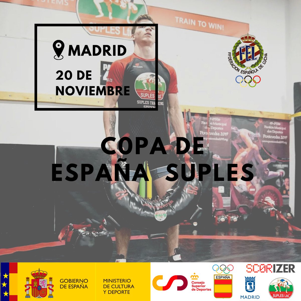 lucha_esp's tweet photo. El 20 de noviembre tendrá lugar la Primera Copa de España Suples (y del mundo) organizado por @suples_spain y en la que participarán 40 deportistas en 6 categorías diferentes de peso. 

Para más info puedes leer aquí:

https://t.co/0AUxlwhwwk

#suples #luchalibre #copaespaña https://t.co/mPjS4pbDX0
