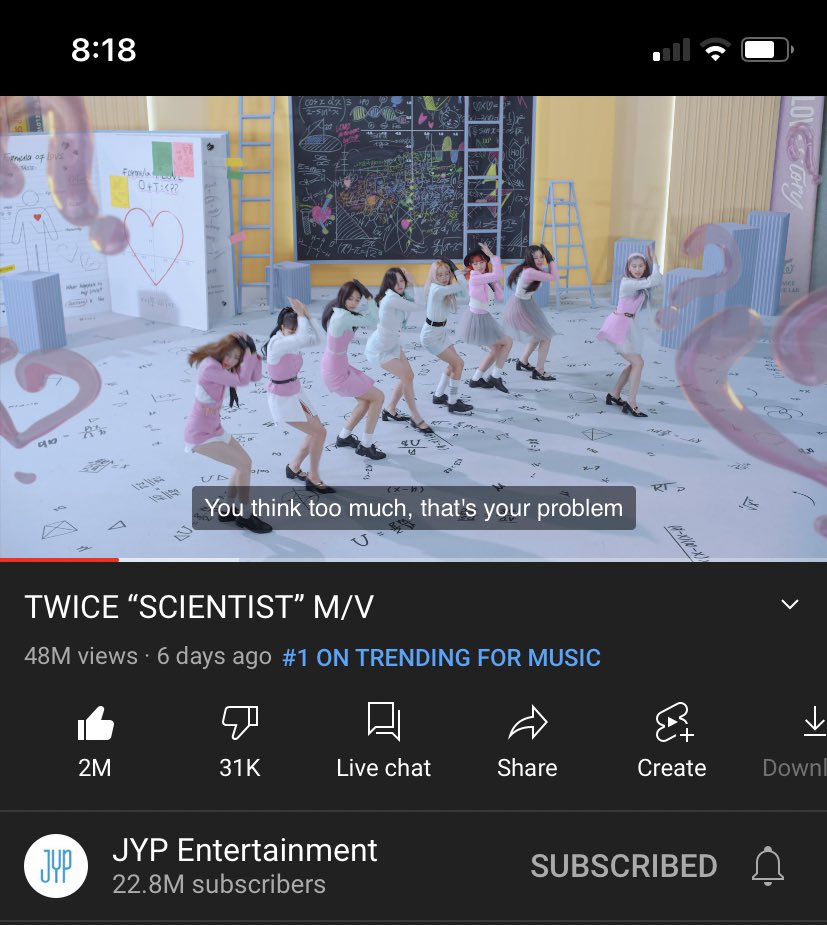 MPu3raLyas's tweet photo. @TWICEYTData2 @JYPETWICE Stream💅🏻🔥 https://t.co/Gva5oL7KEZ