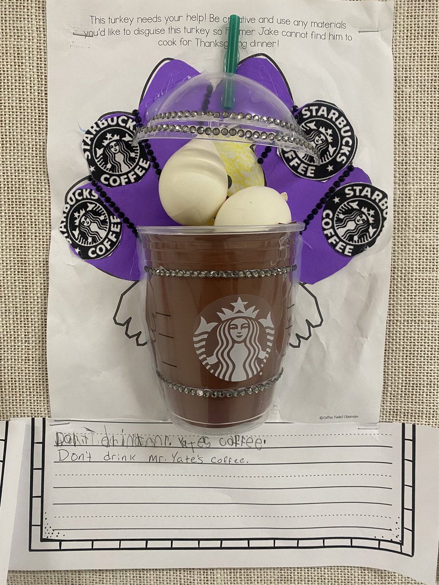 yatesinfirst's tweet photo. Knowing that my students would not let somebody drink my coffee makes me very happy. Knowing they see my addiction to @Starbucks makes me realize how much I actually drink coffee. https://t.co/1qW81oVM5c