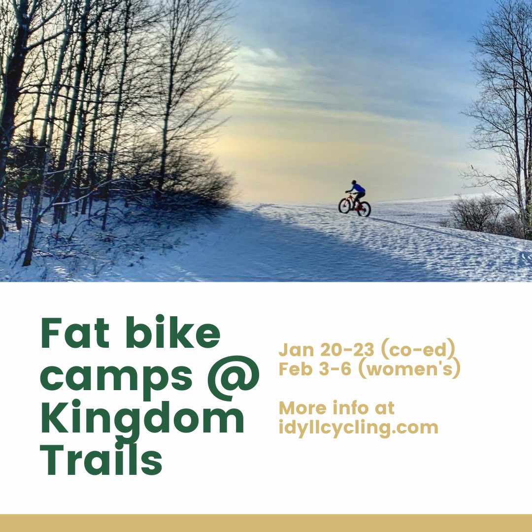 Come ride with us! So excited to be hosting these all-inclusive weekends  full of riding and enjoying winter.   idyllcycling.com