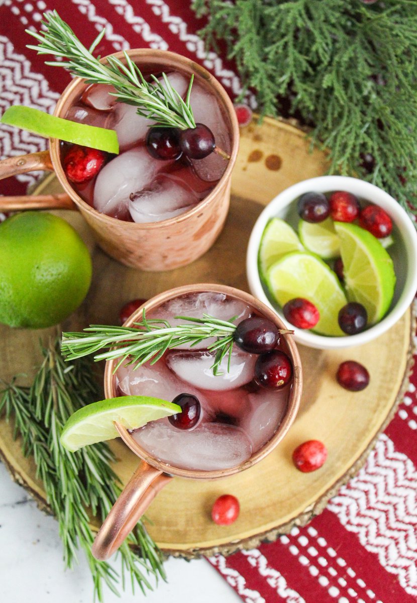 Chzcurdparadise's tweet photo. My Cranberry Moscow Mule is a twist on a traditional Moscow Mule. Vodka, ginger beer, fresh lime juice, and cranberry juice create a twist on a classic to create a delicious holiday drink.
https://t.co/aHwVWHovQx
#CranberryWeek #Cranberry #MoscowMule https://t.co/FLat6VW80t