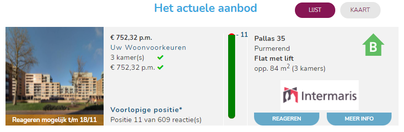 Op nr 11, en dat terwijl er sprake is van 21 jaar inschrijving...
21 JAAR!!!
Bizar lang
#wooncrisis