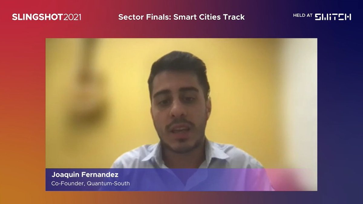 QuantumSouth's tweet photo. Joaquin Fernandez pitching in #Slingshot2021 Finals
as Quantum-South was selected as Top 100 Global Startups @j0ac0_fernandez #SWITCH2021
@SwitchSingapore
#EnterpriseSingapore https://t.co/PkIxiXrsA9 https://t.co/Qtx9jdld5C