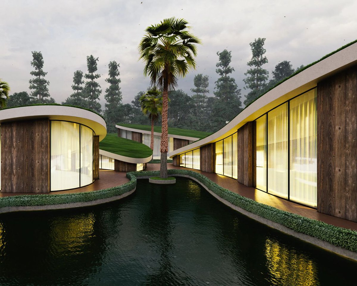 maximaxoo's tweet photo. #Future #Design: a cluster of #FloatingVillas in #Florida — with its soft forms & #GentleCurves, the #TreeOfLife will occupy a still body of #water to suggest a group of isolated islands interconnected by a network of floating #WalkingPaths
https://t.co/08IvJpoZHG via @DesignBoom https://t.co/JLzbwIiqT2