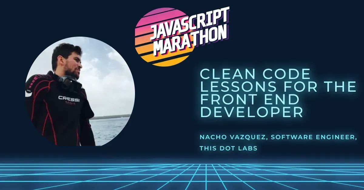 ladyleet's tweet image. #JavaScriptMarathon Day 4! ๐ฅ๏ธ Live today, @Nacho_devc will be giving clean code lessons for frontend developers! Apply best practices and patterns to your componentโs logic, templates & file structure ๐
๐
Today, Nov 18, 11am ET
Check it out:
buff.ly/3Cv1B7V