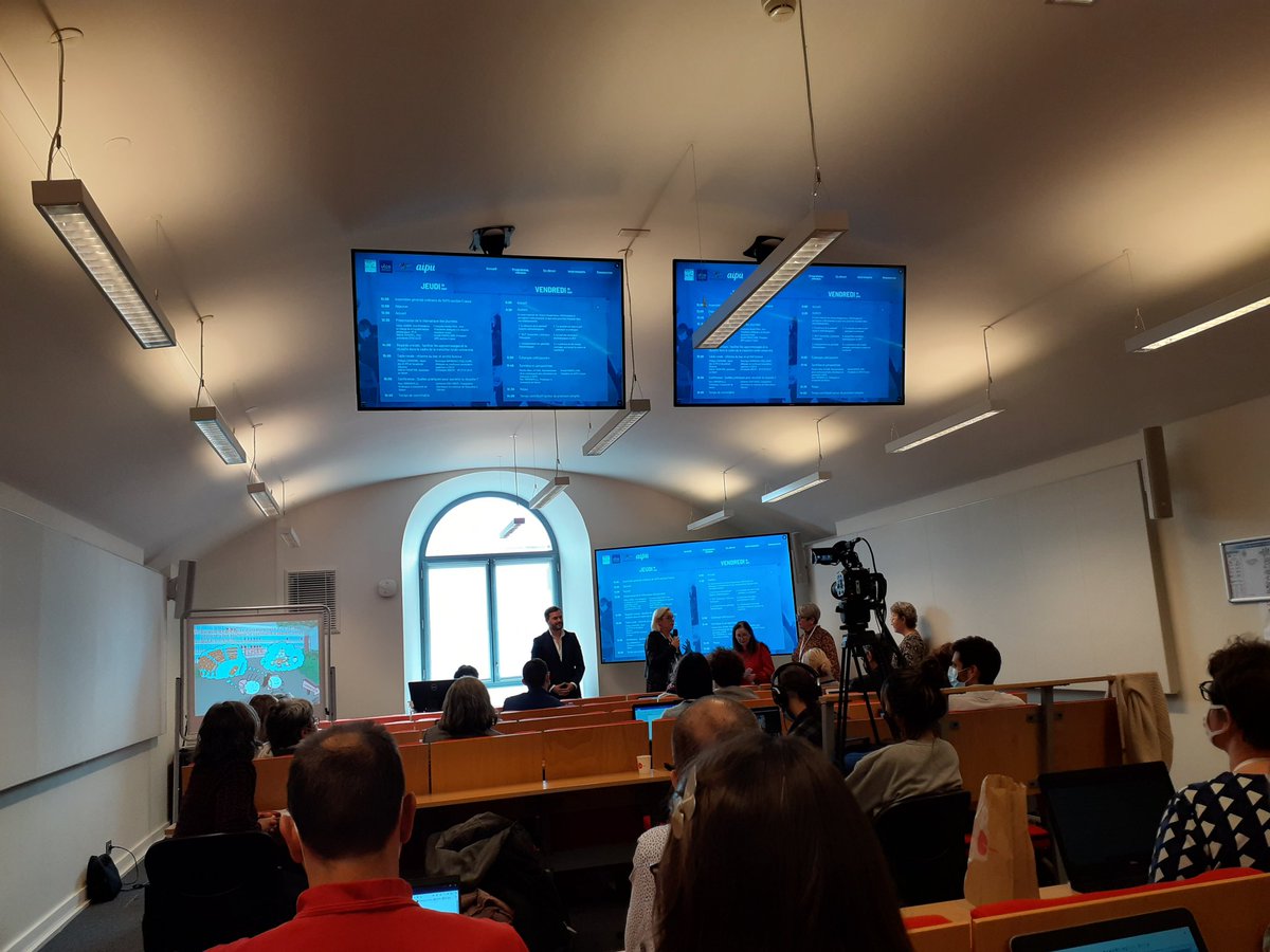 #AIPU c'est parti pour les #JEAmiens, merci à <a href="/UPJV_Univ/">Université de Picardie Jules Verne</a> pour son accueil !