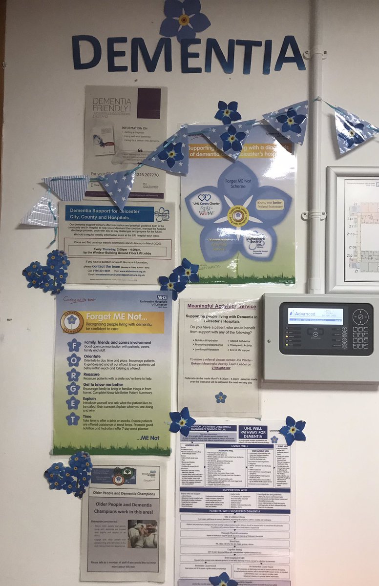 AdmiralNurseUhl's tweet photo. We have seen some wonderful displays on our wards this week thanks to our #championslinks Ward 18 @Leicester31 @Leic_hospital https://t.co/fYoutPGIwJ
