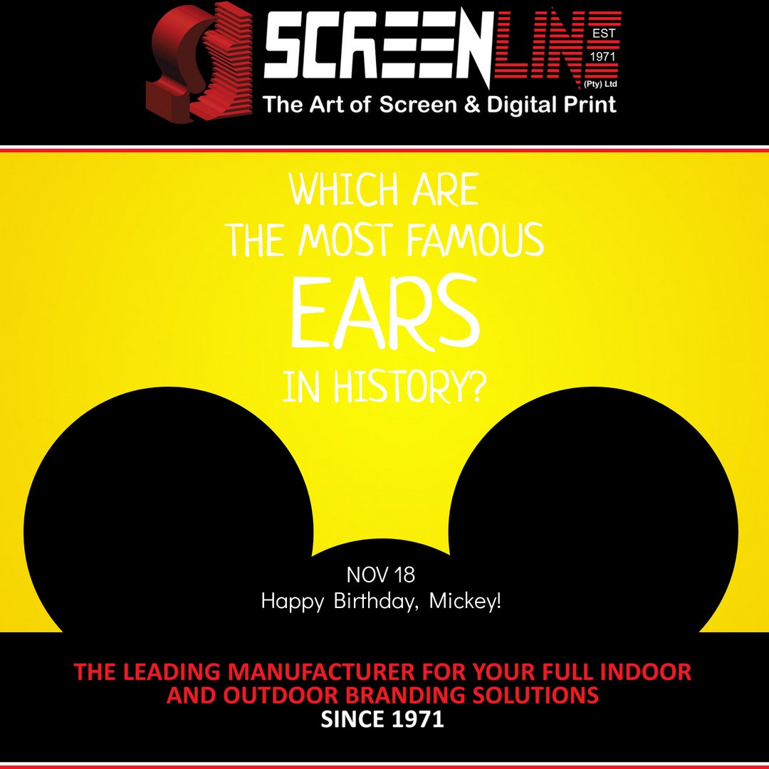 ScreenlineSA's tweet photo. HAPPY BIRTHDAY, MICKEY MOUSE! https://t.co/Zm7oSxwz6p