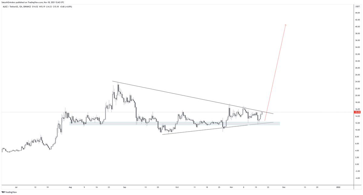 thebull_crypto's tweet photo. The $ALICE coming pump will be glorious. https://t.co/doz5uq4OcE