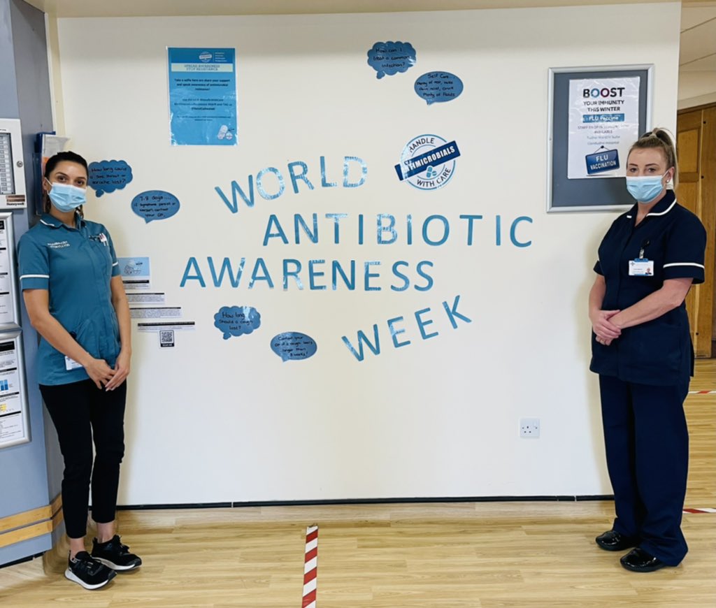 pradha108's tweet photo. Starting our day 1️⃣ campaign for  #WAAW2021 😎 pharmacy collaborating with one of our amazing nurses #AntimicrobialResistance #amr @BetsiCadwaladr #handlewithcare @clara_auyeung @cab5554 @MclardieNicky https://t.co/snTvfyX5Ir